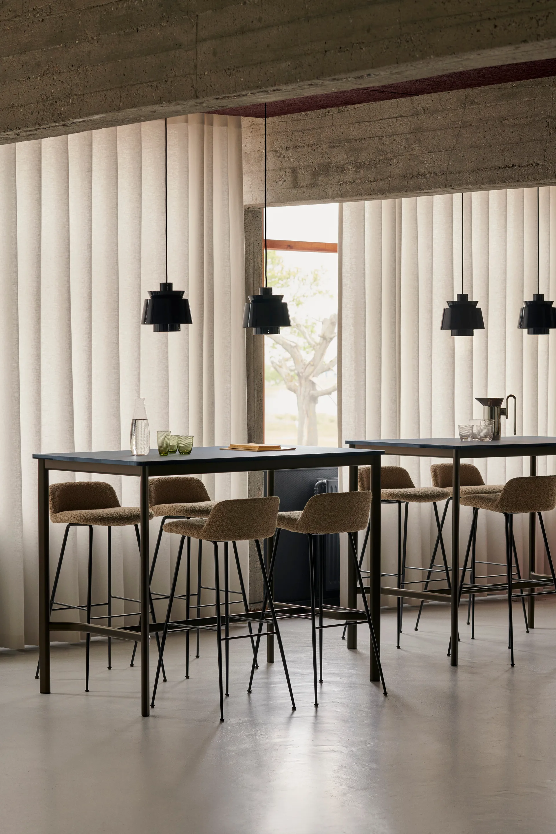 Lâmpada Edição Especial de Aniversário Utzon JU1, Azul steel &Tradition