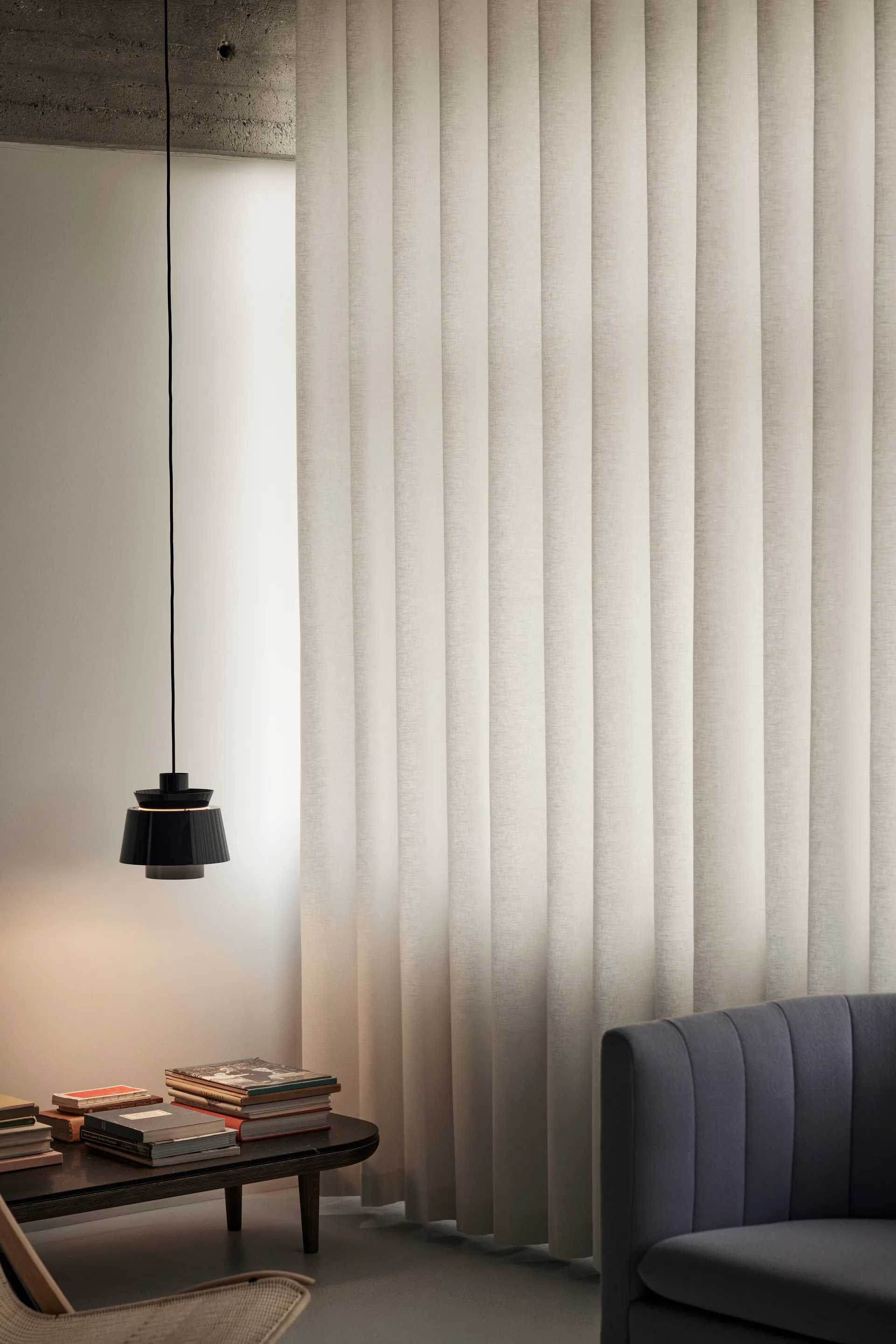 Lâmpada Edição Especial de Aniversário Utzon JU1, Azul steel &Tradition