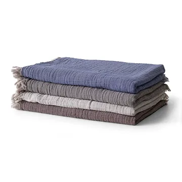 Manta de algodão Collect SC32 140x210 cm - cloud & milk (bege-branco) - &Tradition