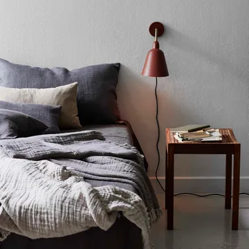 Manta de algodão Collect SC32 140x210 cm - cloud & milk (bege-branco) - &Tradition