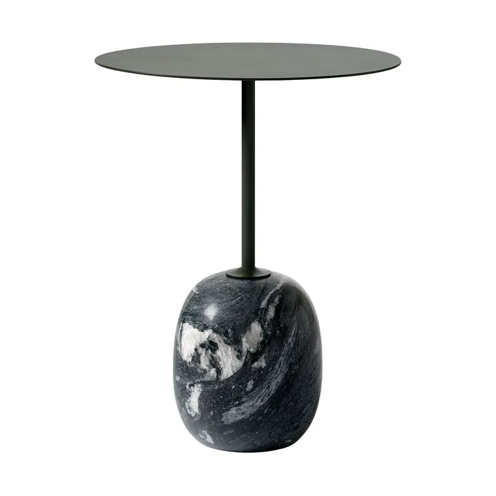 Mesa de apoio Lato LN8 - Deep green-verde grigio, Ø40x50 cm - &Tradition