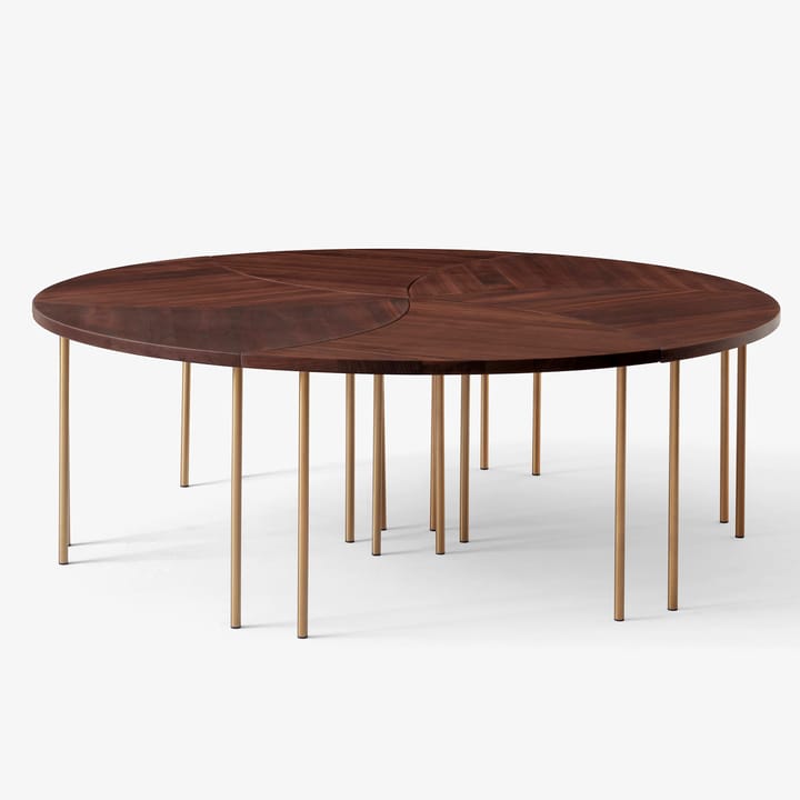 Mesa de apoio Pinwheel HM7, Walnut &Tradition