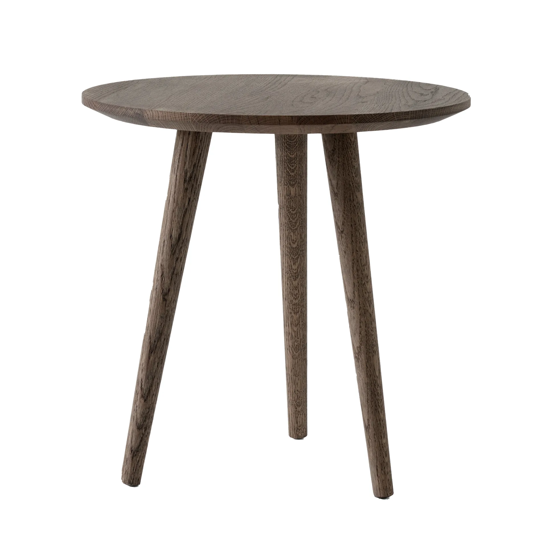 Mesa de centro In Between SK13 Ø48 cm, Carvalho fumado com tratamento a óleo &Tradition