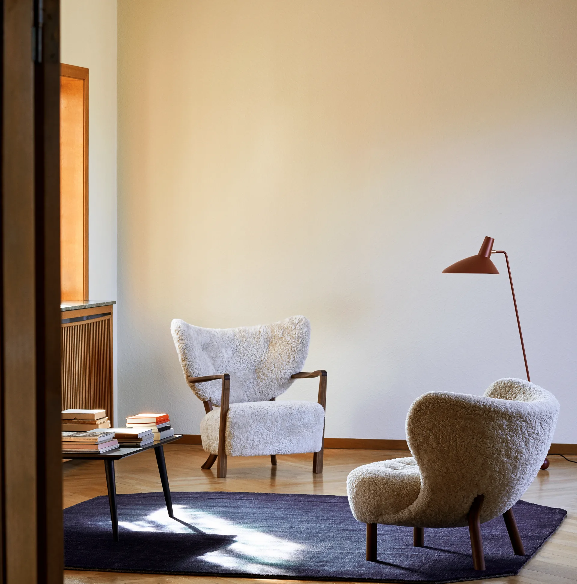 Mesa de centro In Between SK24 90x90 cm, Carvalho fumado oleado &Tradition