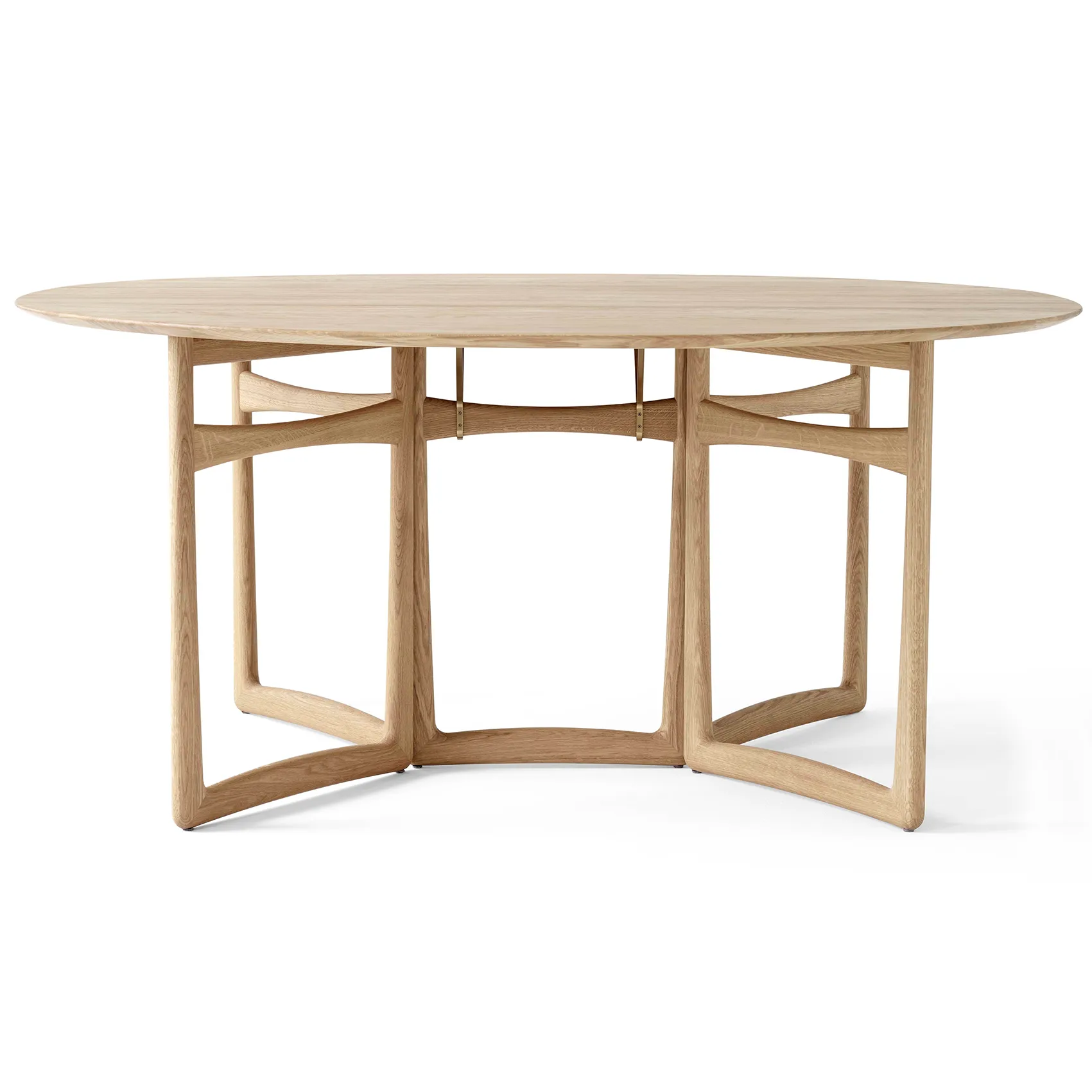 Mesa de jantar Drop Leaf HM6, Carvalho oleado &Tradition