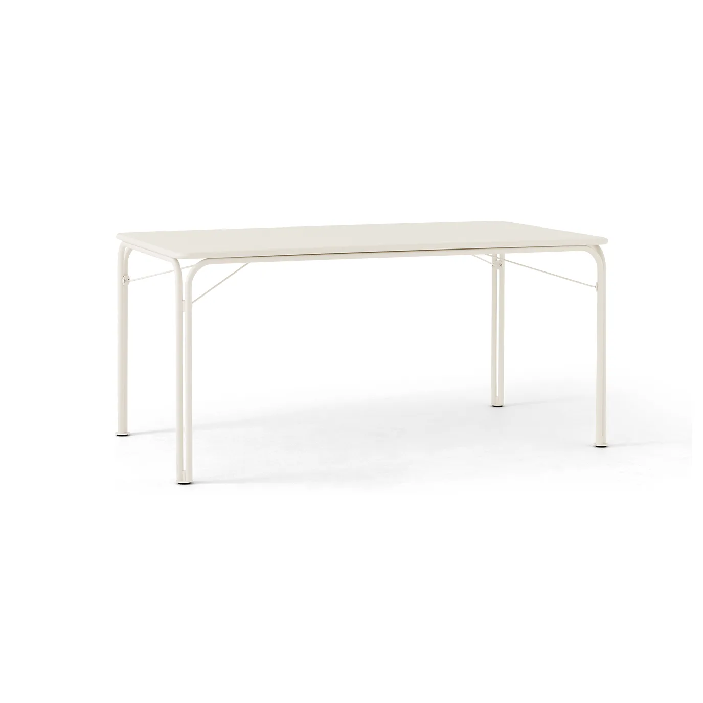 Mesa de jantar Thorvald SC113, Marfim, 160 cm &Tradition
