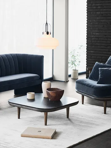 Mesa Fly SC4 - carvalho fumado oleado + mármore preto - &Tradition