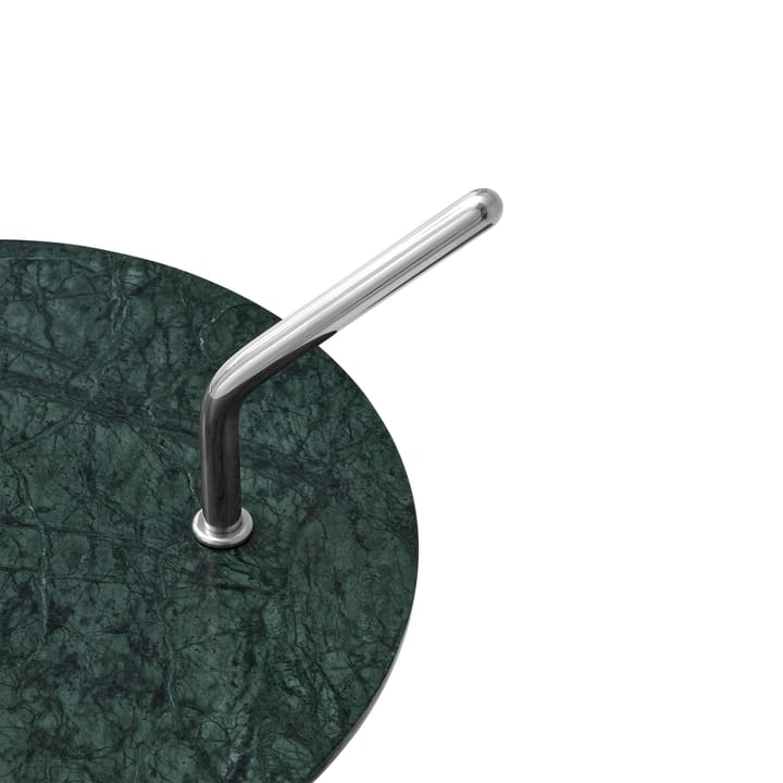 Mesa lateral Halten SH9, Verde guatemala-stainless steel &Tradition