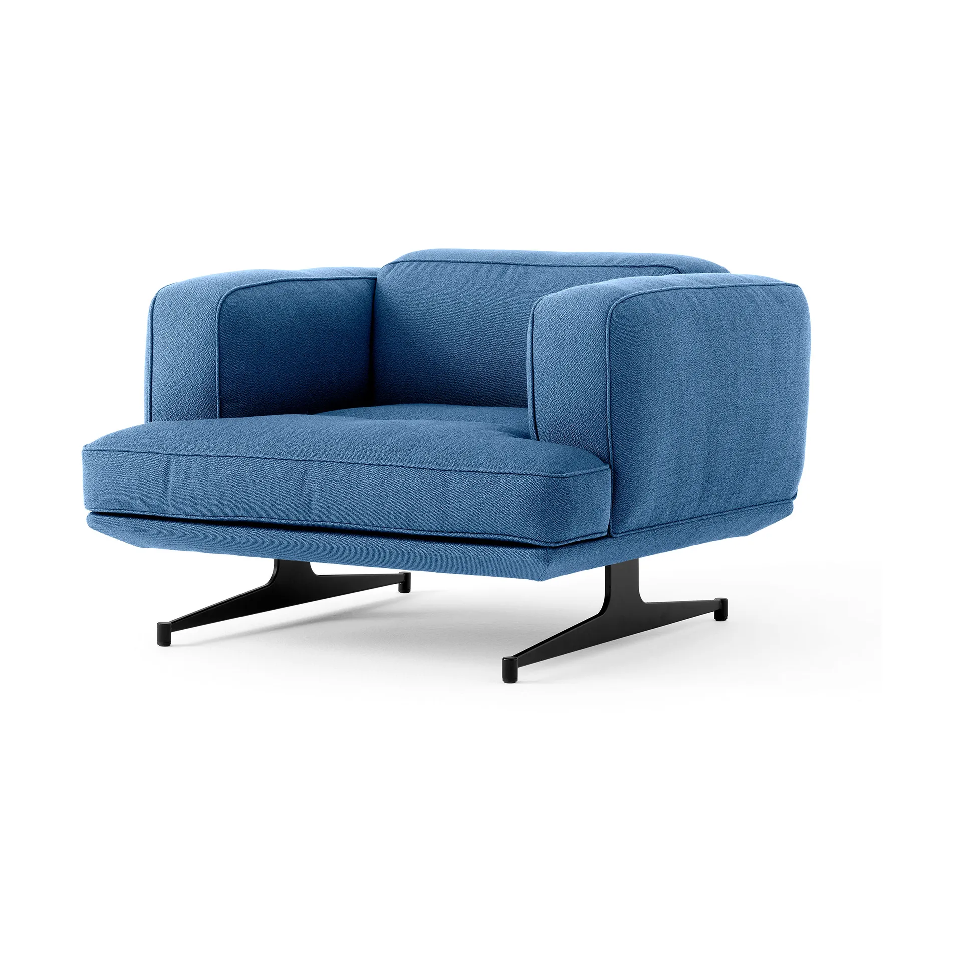 Poltrona Inland AV21, Vidar 733-preto quente &Tradition