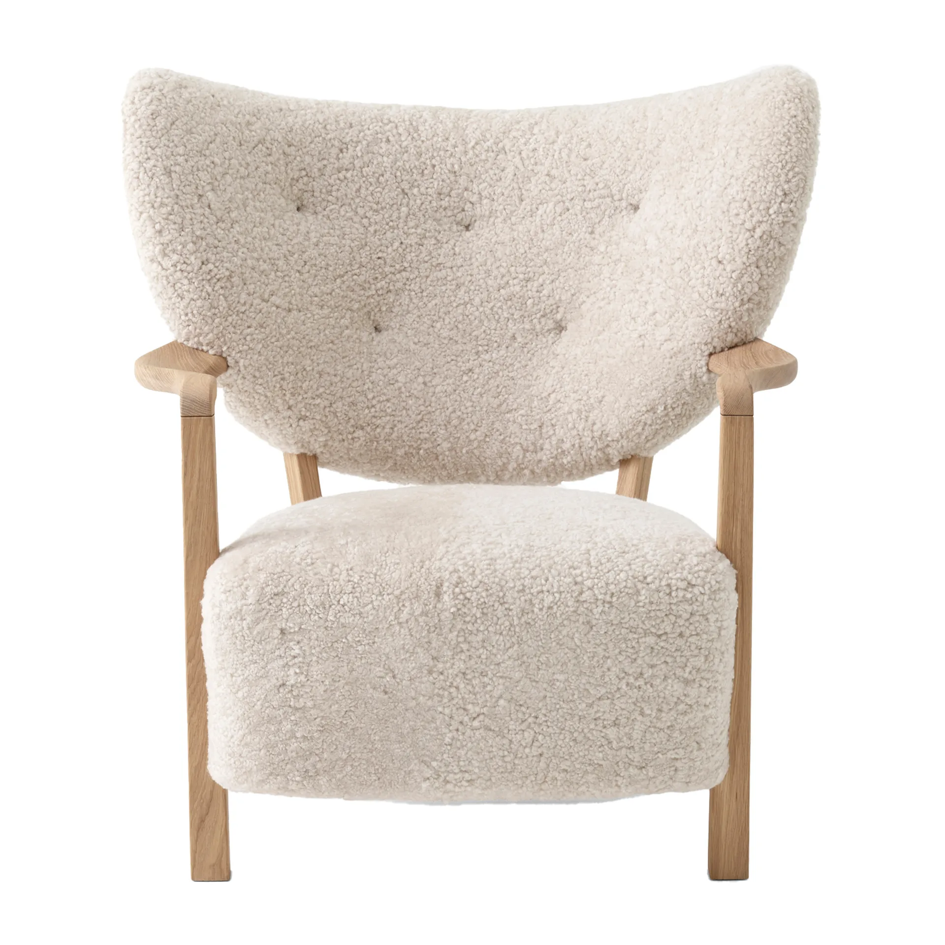 Poltrona Wulff Lounge Chair ATD2, Carvalho Oleado-Moonlight &Tradition