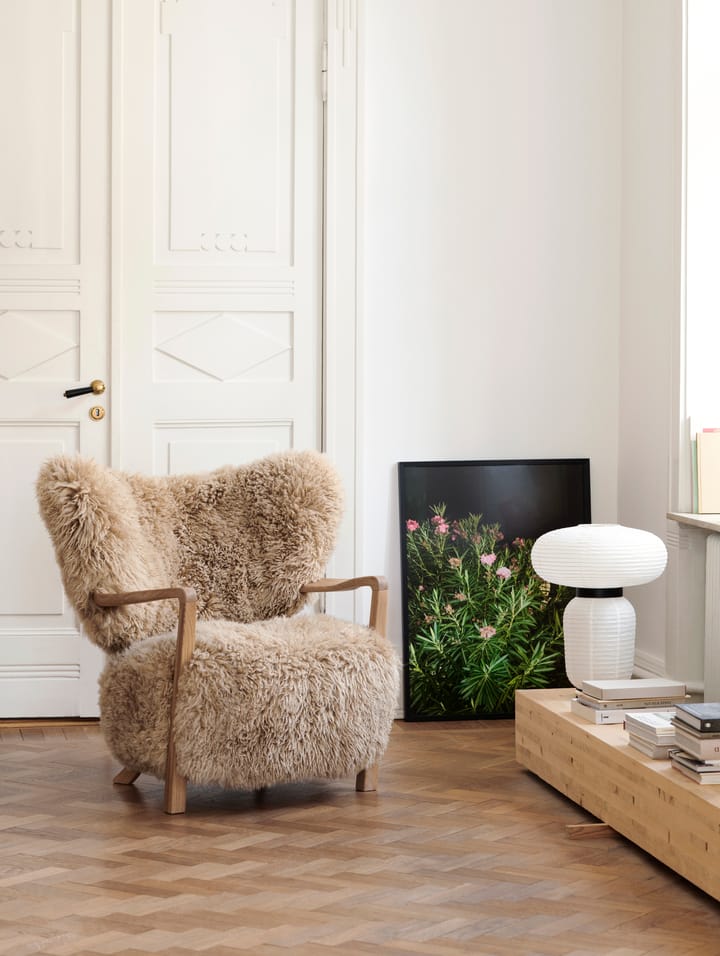 Poltrona Wulff Lounge Chair ATD2, Carvalho oleado-Sheepskin honey &Tradition