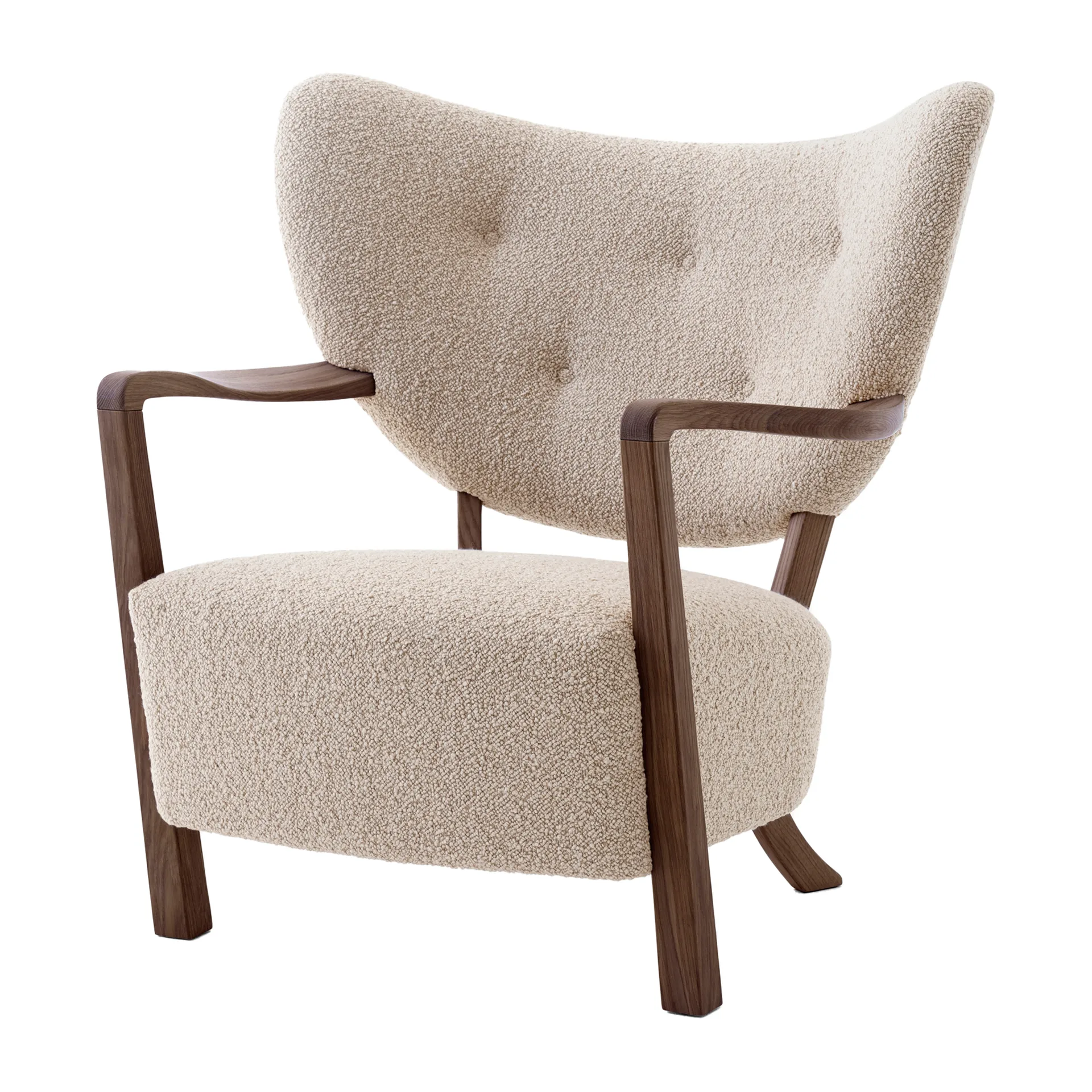 Poltrona Wulff Lounge Chair ATD2, Nogueira oleada-Karakorum &Tradition
