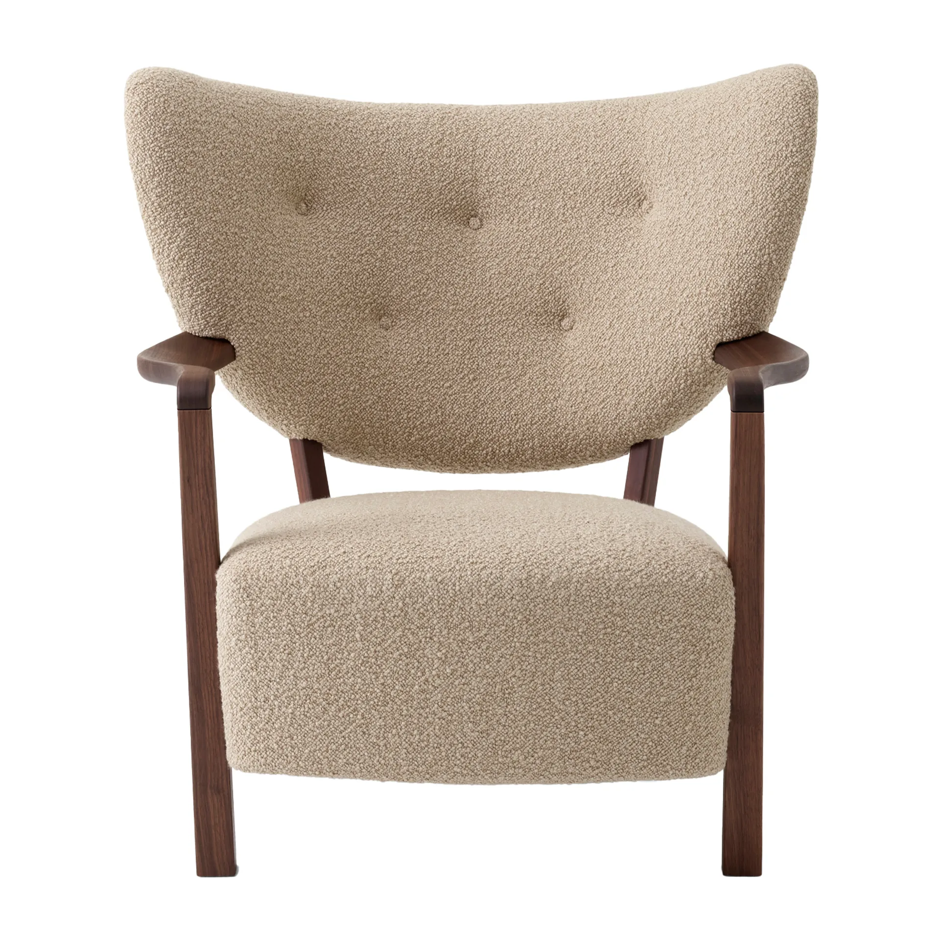 Poltrona Wulff Lounge Chair ATD2, Nogueira oleada-Karakorum &Tradition