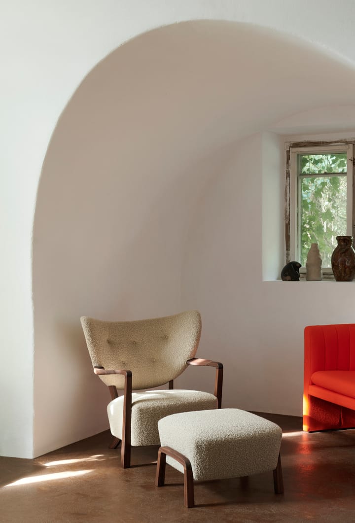 Poltrona Wulff Lounge Chair ATD2, Nogueira oleada-Karakorum &Tradition