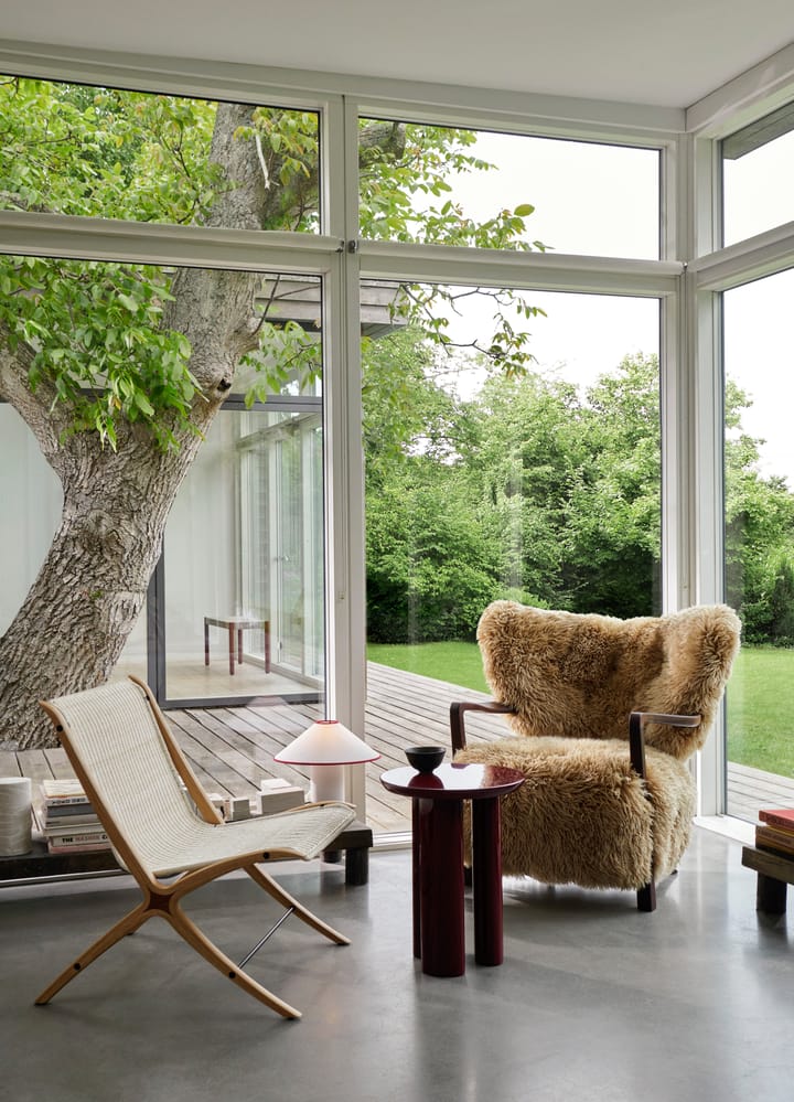 Poltrona Wulff Lounge Chair ATD2, Nogueira oleada-Sheepskin mel &Tradition