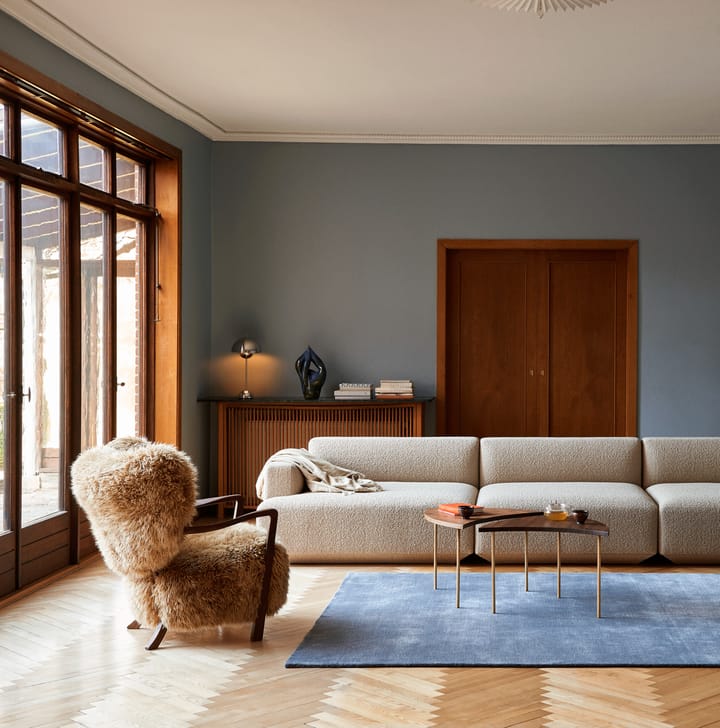 Poltrona Wulff Lounge Chair ATD2, Nogueira oleada-Sheepskin mel &Tradition