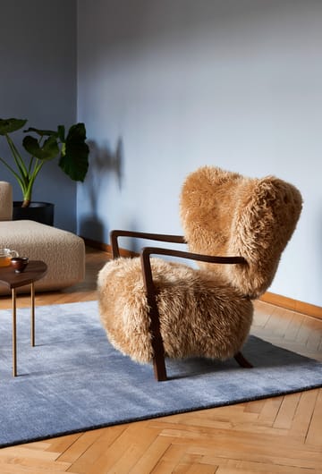 Poltrona Wulff Lounge Chair ATD2 - Nogueira oleada-Sheepskin mel - &Tradition