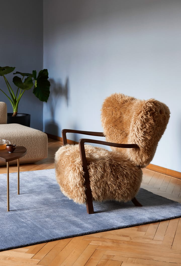 Poltrona Wulff Lounge Chair ATD2, Nogueira oleada-Sheepskin mel &Tradition