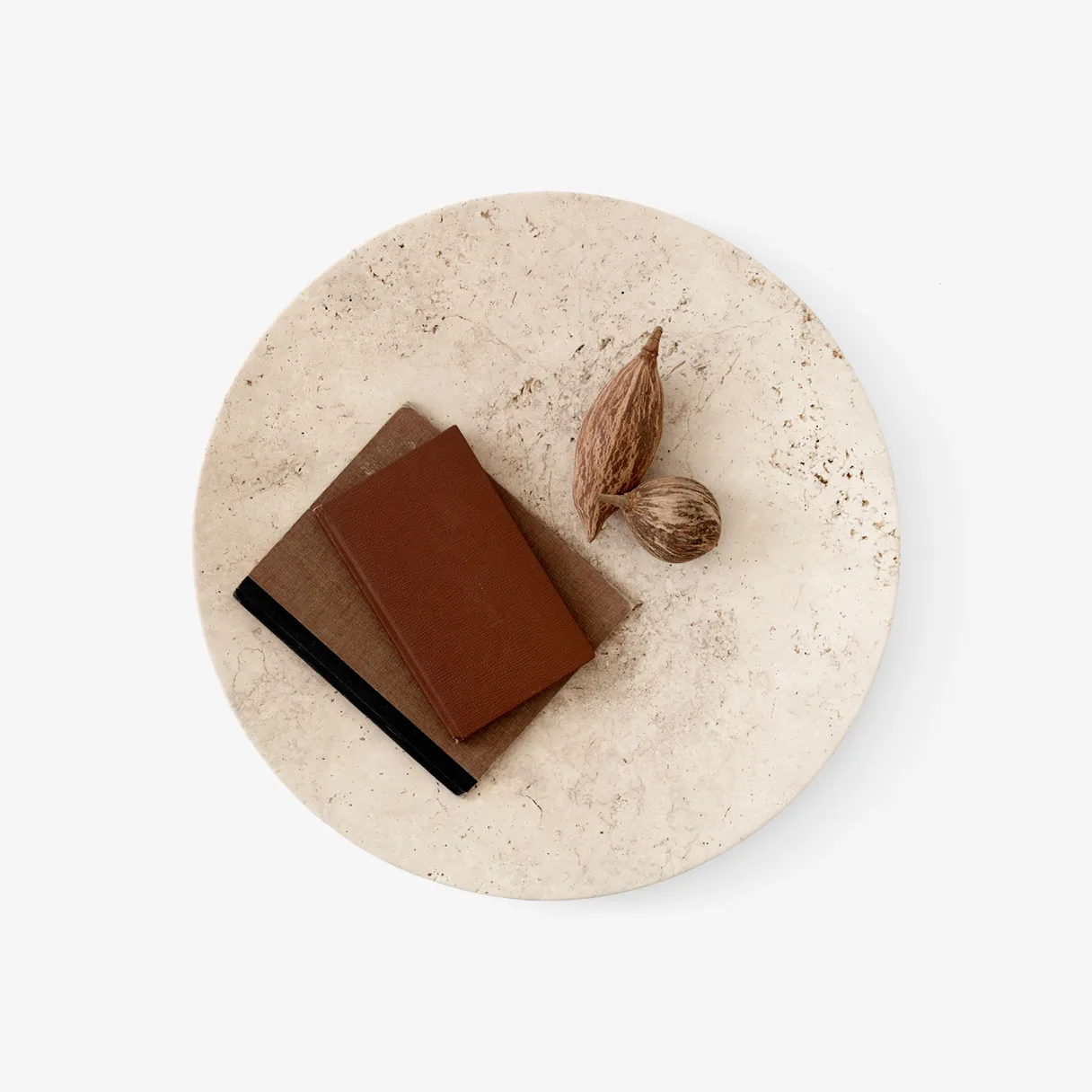Prato Travertine SC55, Ø50 cm &Tradition