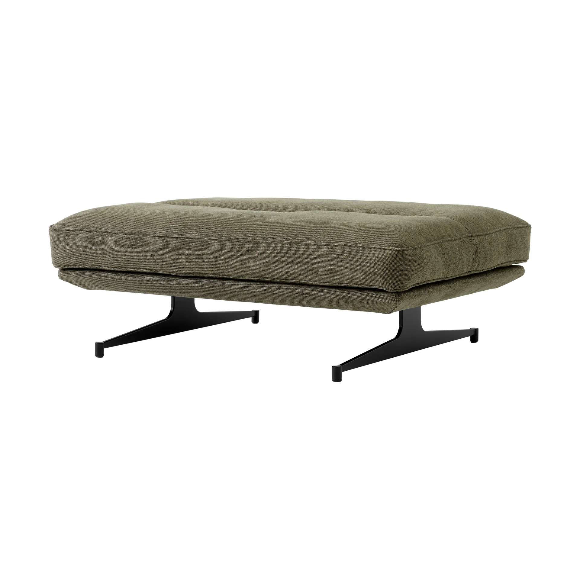 Puff Inland AV32 78x113 cm, Argila 0014-preto quente  &Tradition