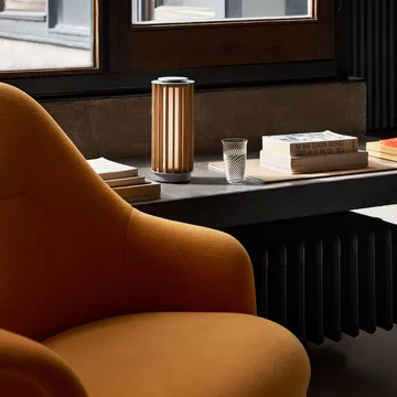 Rely HW139 poltrona lounge - Gentle 0433-alumínio - &Tradition