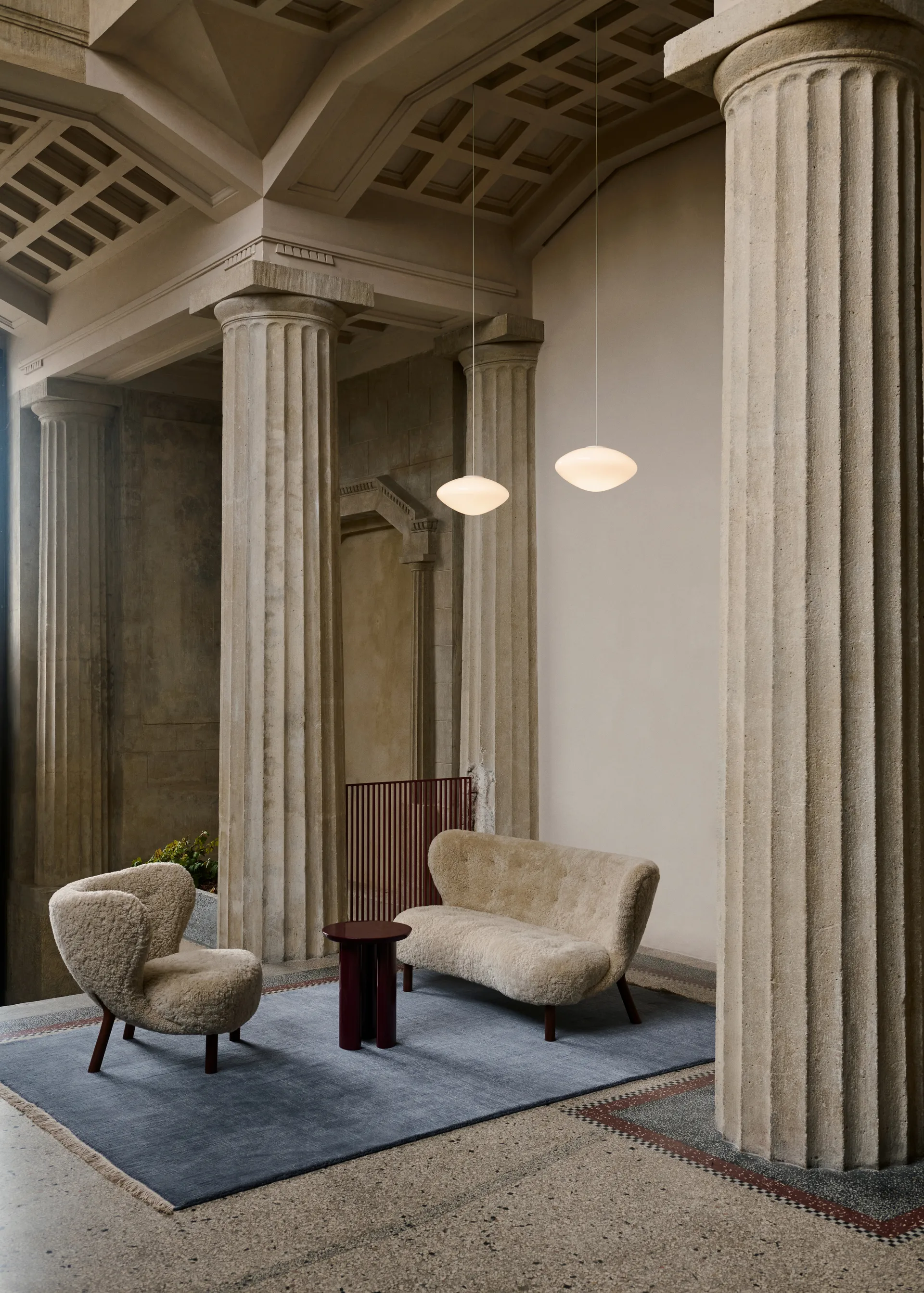 Sofá Little Petra VB2, Nogueira oleada-Moonlight &Tradition