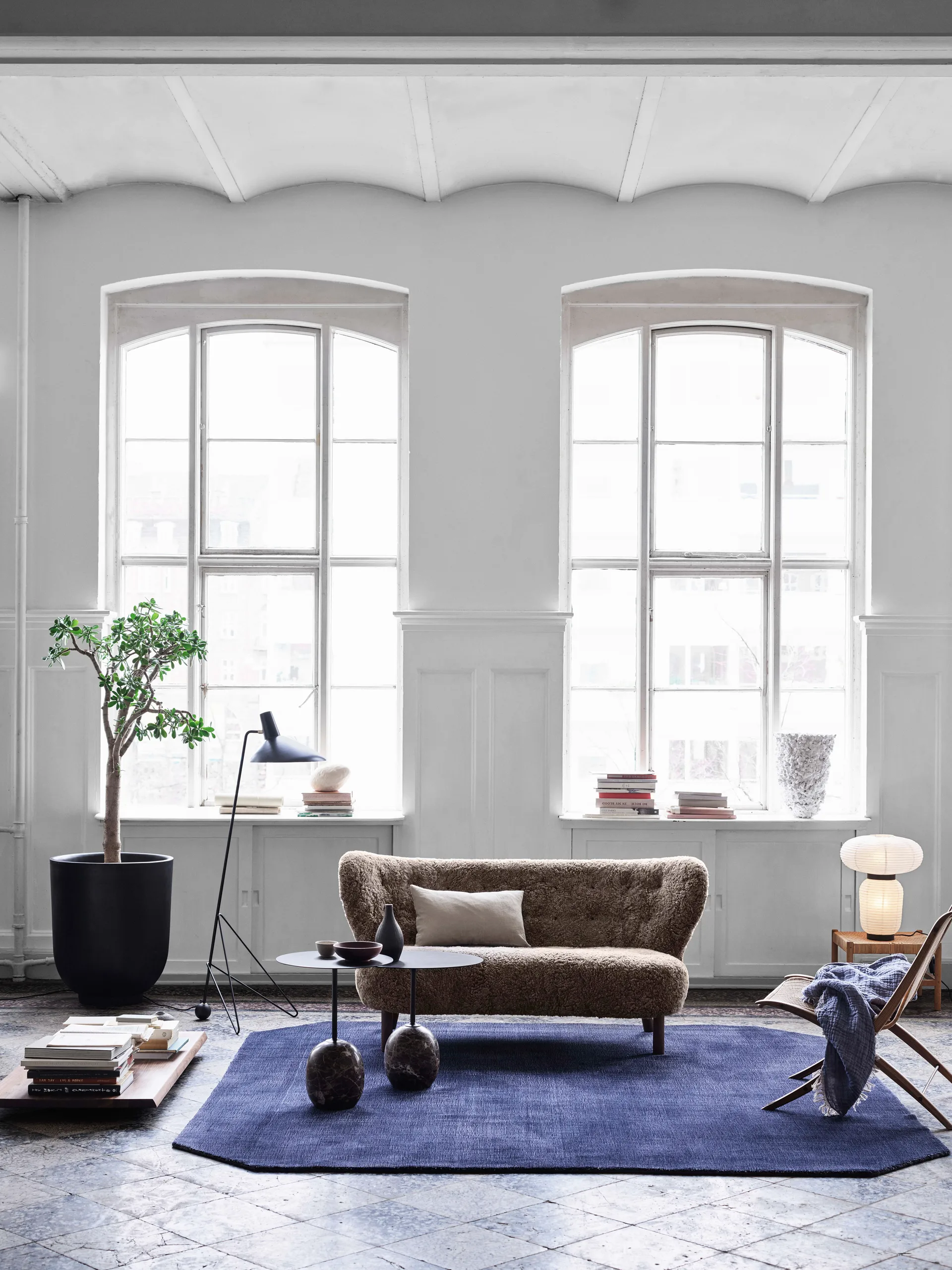 Sofá Little Petra VB2, Nogueira oleada-Sahara &Tradition