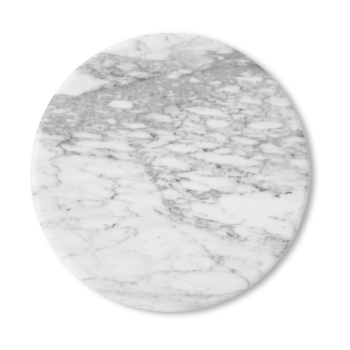 Tampo Wire Stool VP11 Ø38 cm, Bianco Carrara mármore &Tradition
