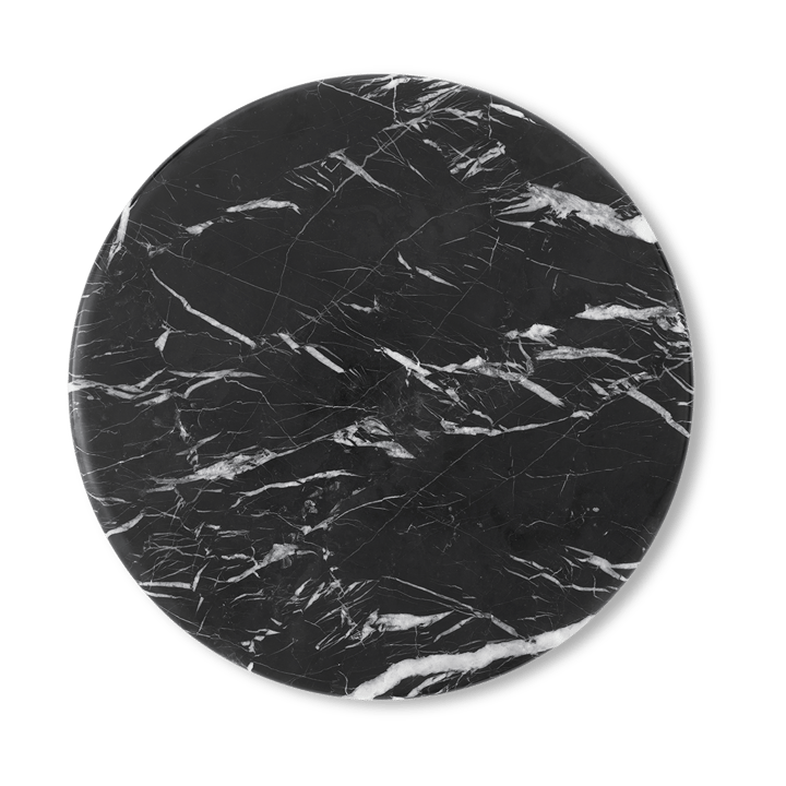 Tampo Wire Stool VP11 Ø38 cm - Nero Marquina mármore - &Tradition