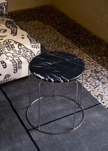 Tampo Wire Stool VP11 Ø38 cm - Nero Marquina mármore - &Tradition