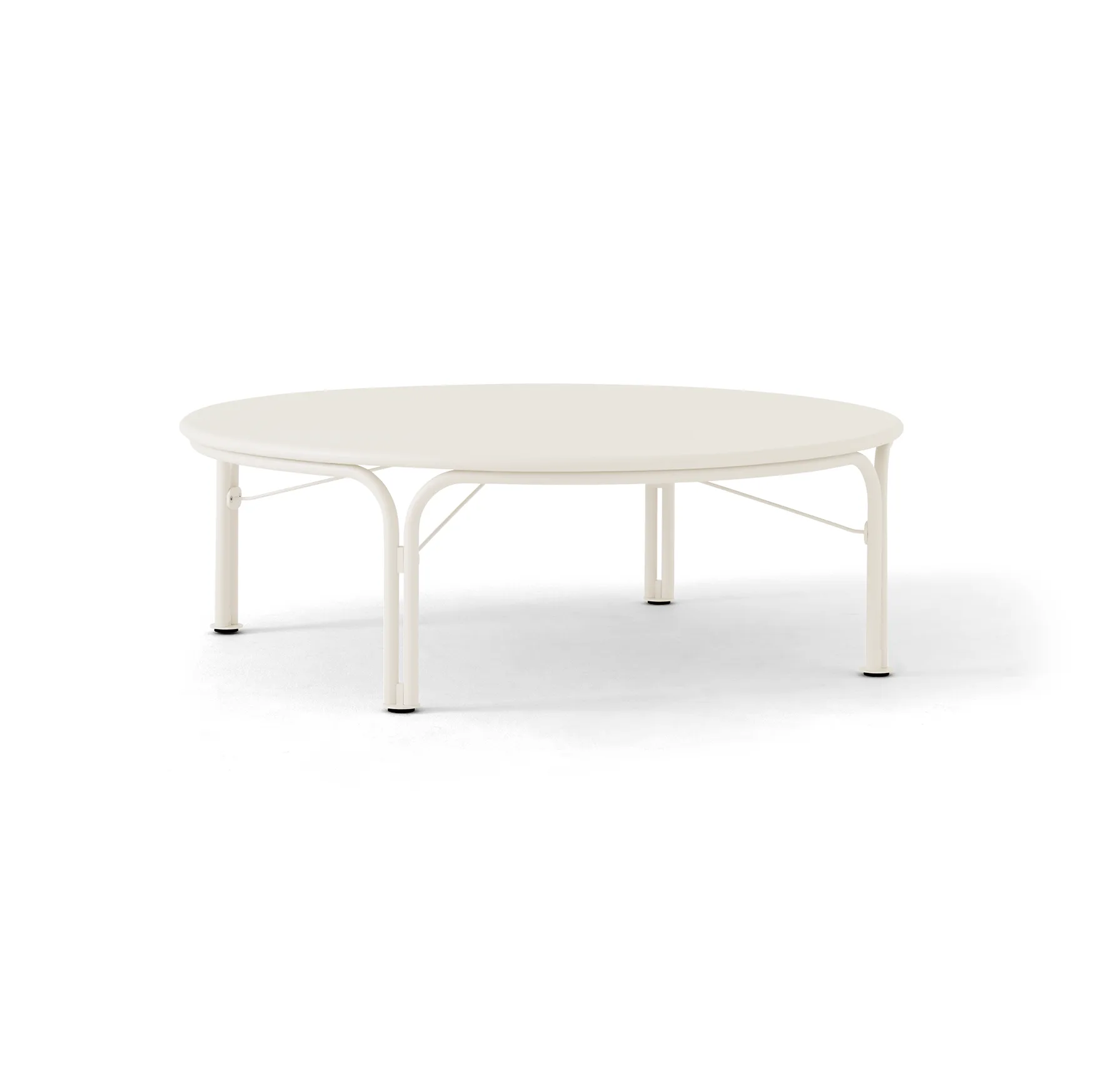 Thorvald SC109 mesa de centro, Marfim, Ø115 cm &Tradition
