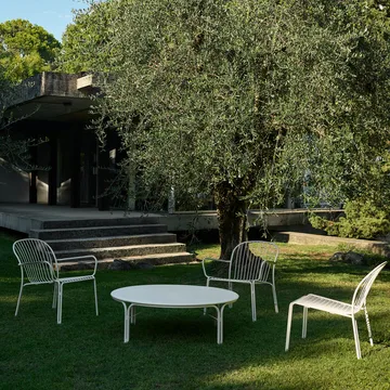 Thorvald SC109 mesa de centro - Marfim, Ø115 cm - &Tradition