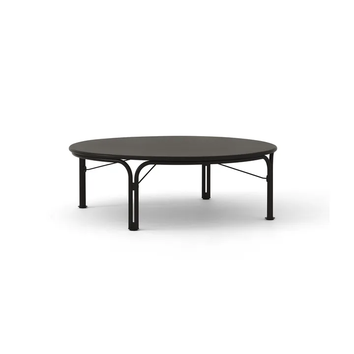 Thorvald SC109 mesa de centro - Preto quente, Ø115 cm - &Tradition