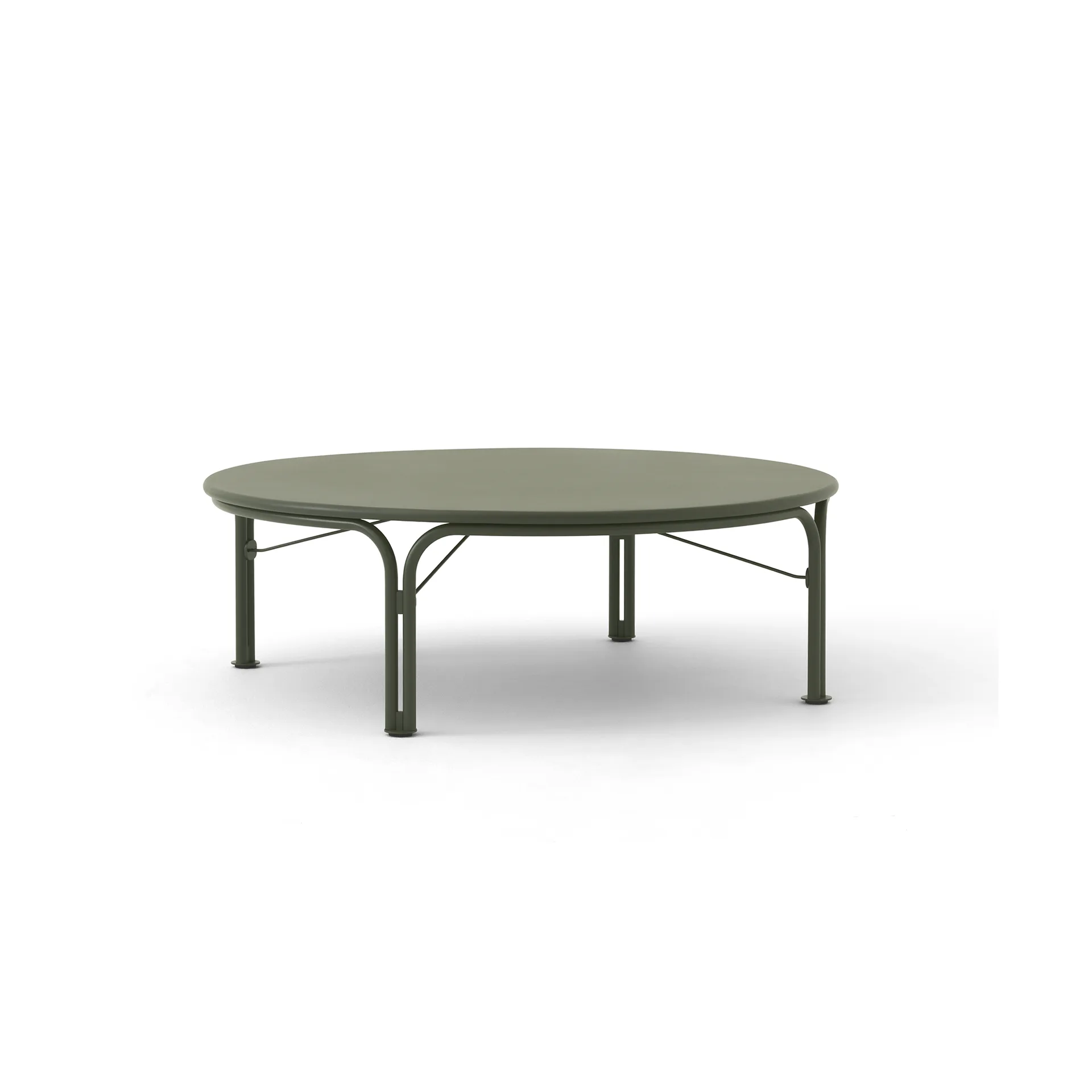 Thorvald SC109 mesa de centro, Verde bronze, Ø115 cm &Tradition
