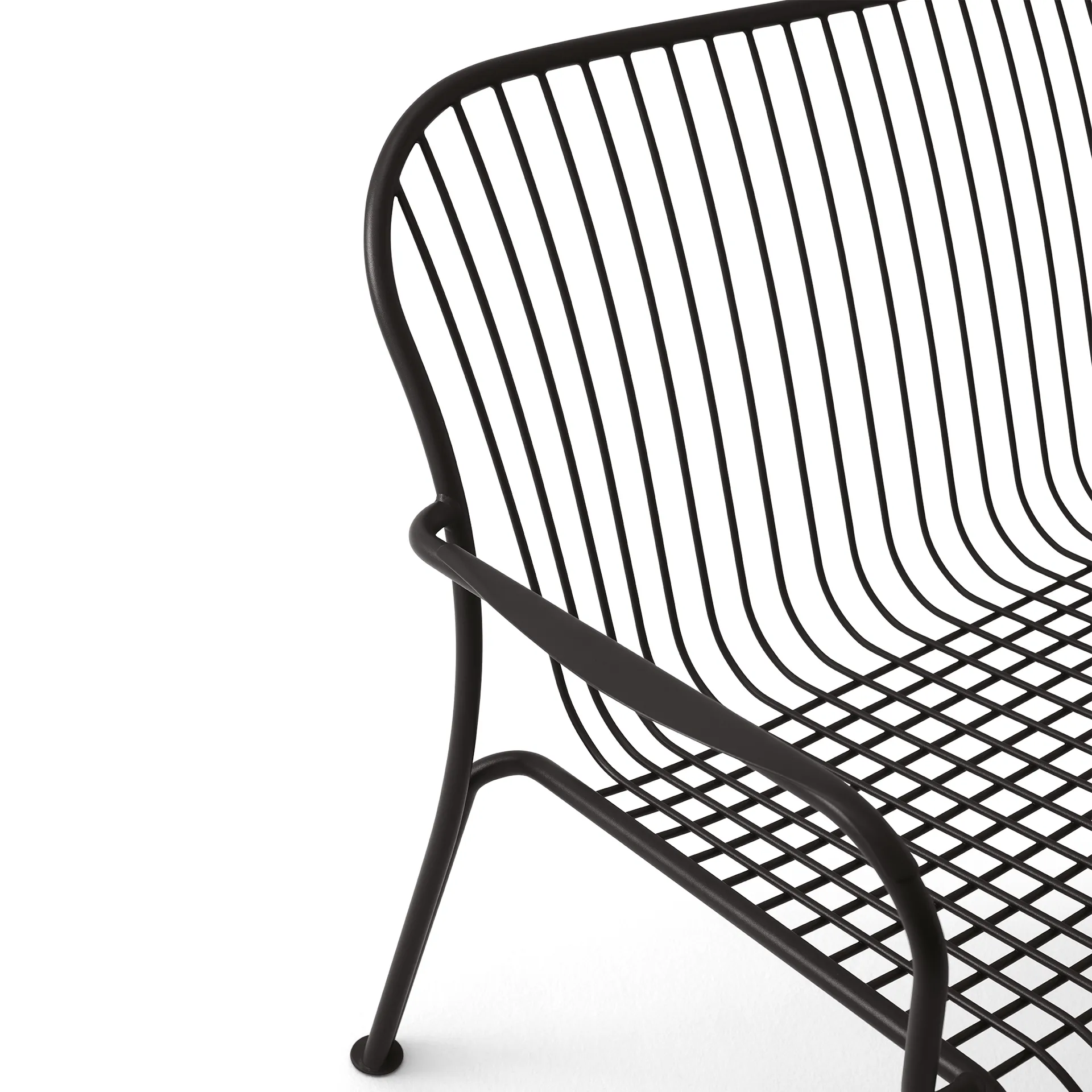 Thorvald SC110 sofá lounge, Preto quente, 143 cm &Tradition