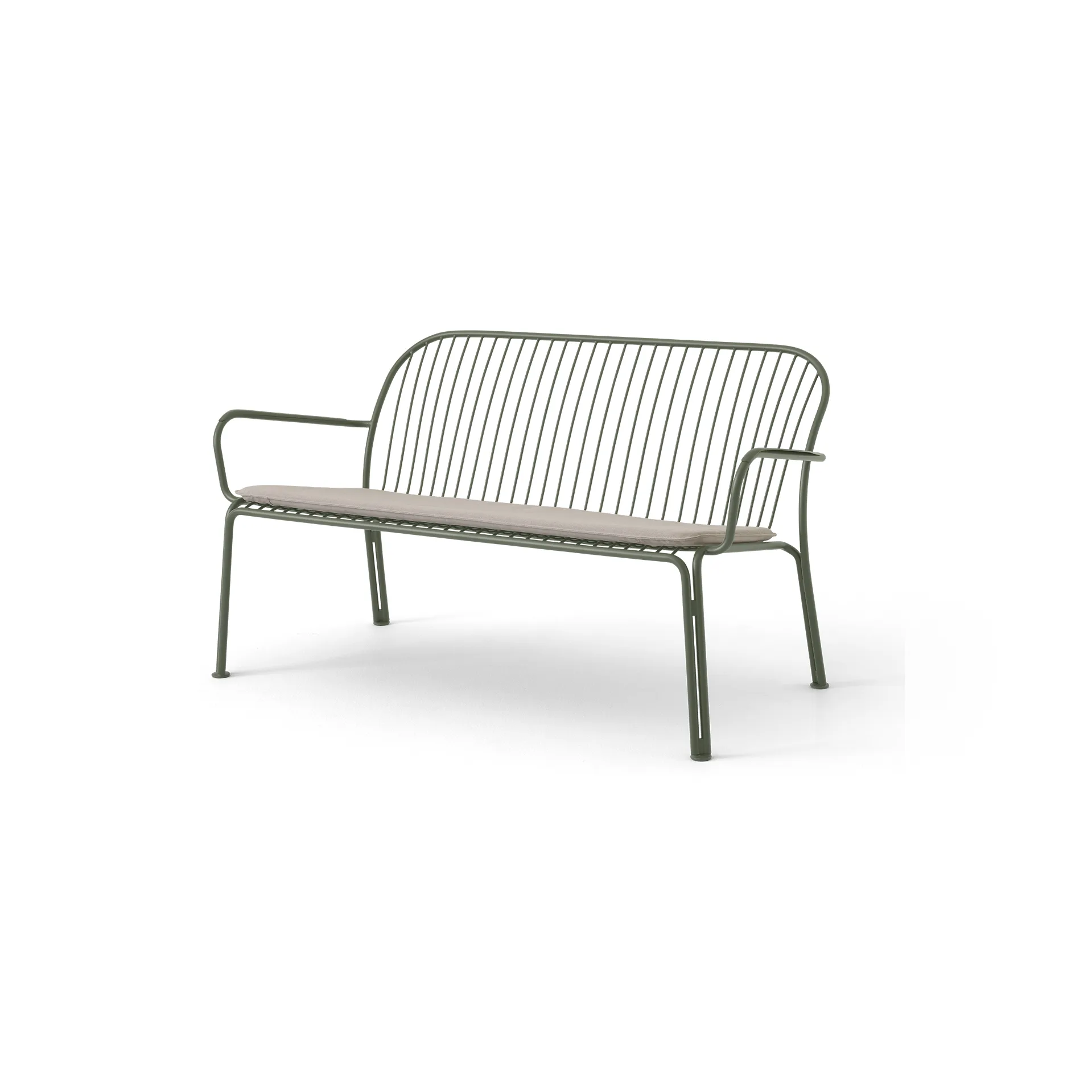 Thorvald SC110 sofá lounge, Verde bronze, 143 cm &Tradition