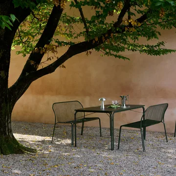 Thorvald SC111 banco - Verde bronze, 129 cm - &Tradition