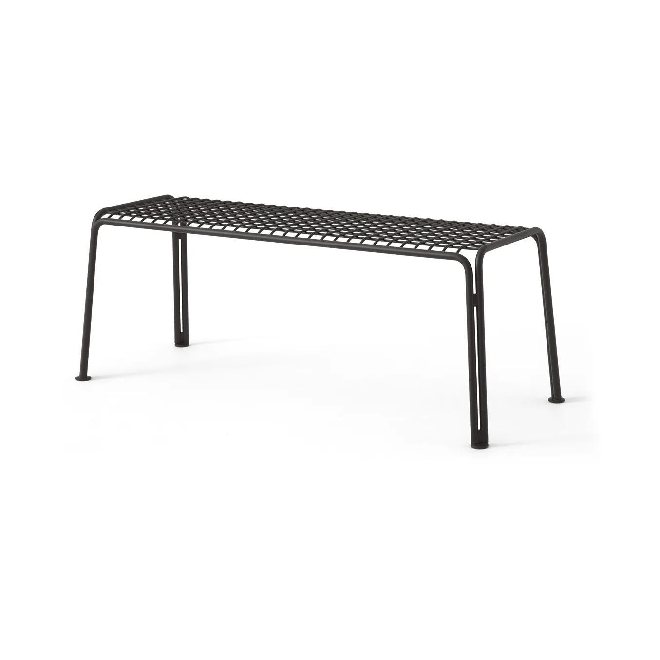 Thorvald SC112 banco, Preto quente, 125 cm &Tradition