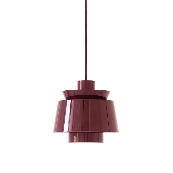 Utzon JU1 candeeiro suspenso - Bordeaux escuro, Ø22 cm - &Tradition