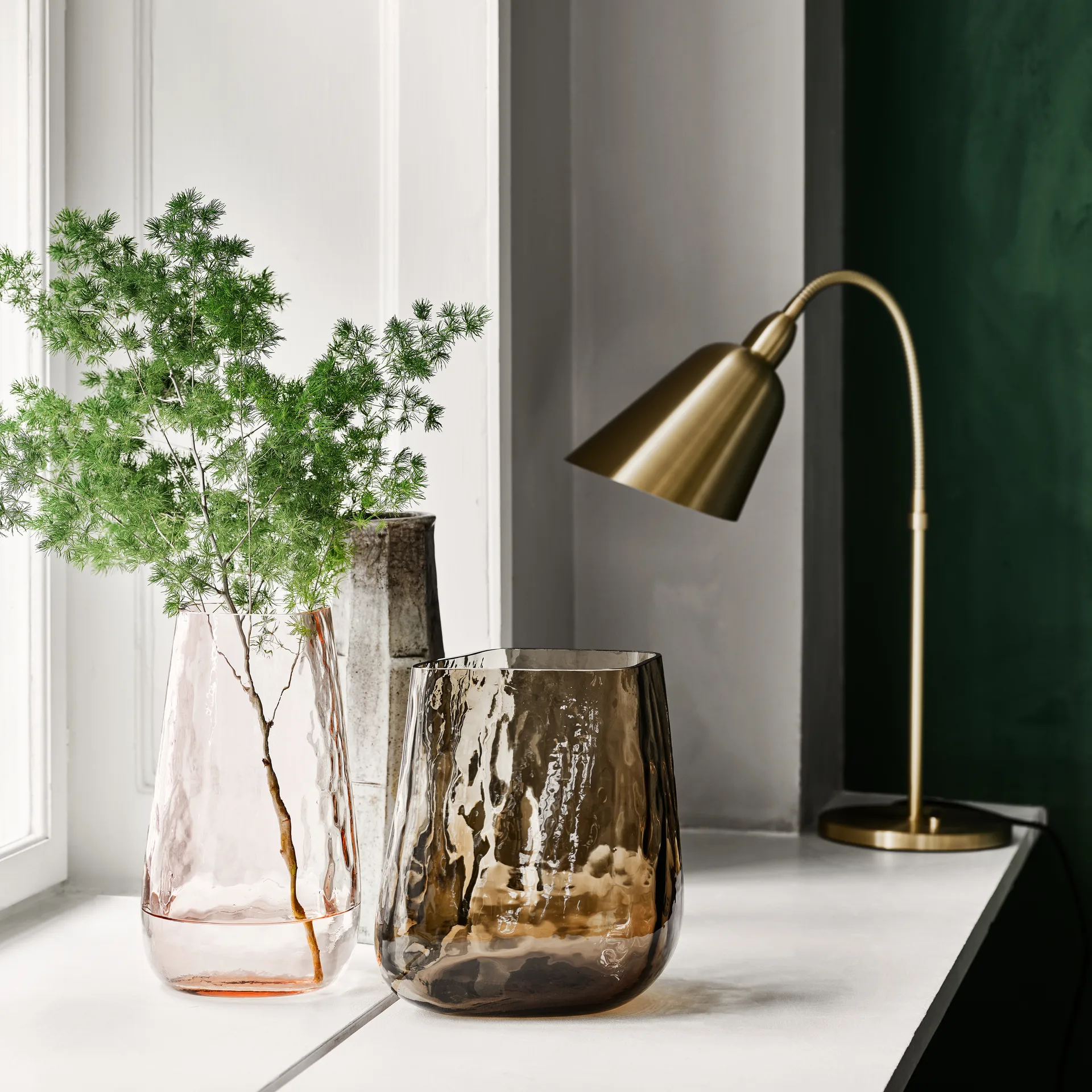 Vaso de vidro Collect SC68 26 cm, Powder &Tradition