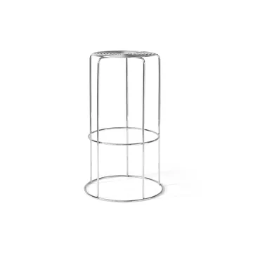 Wire VP16 banco de bar - Aço inoxidável, 75 cm - &Tradition