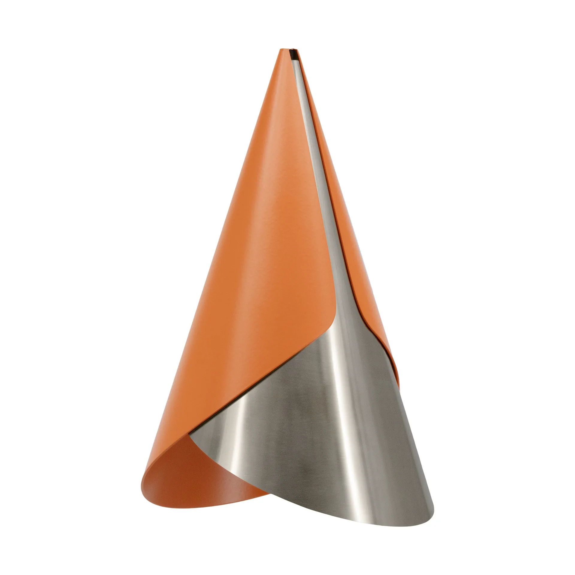 Abajur Cornet, Nuance orange-steel Umage