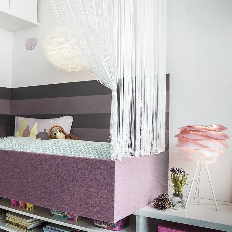 Abajur mini Carmina Ø32 cm, Rosa bebé Umage