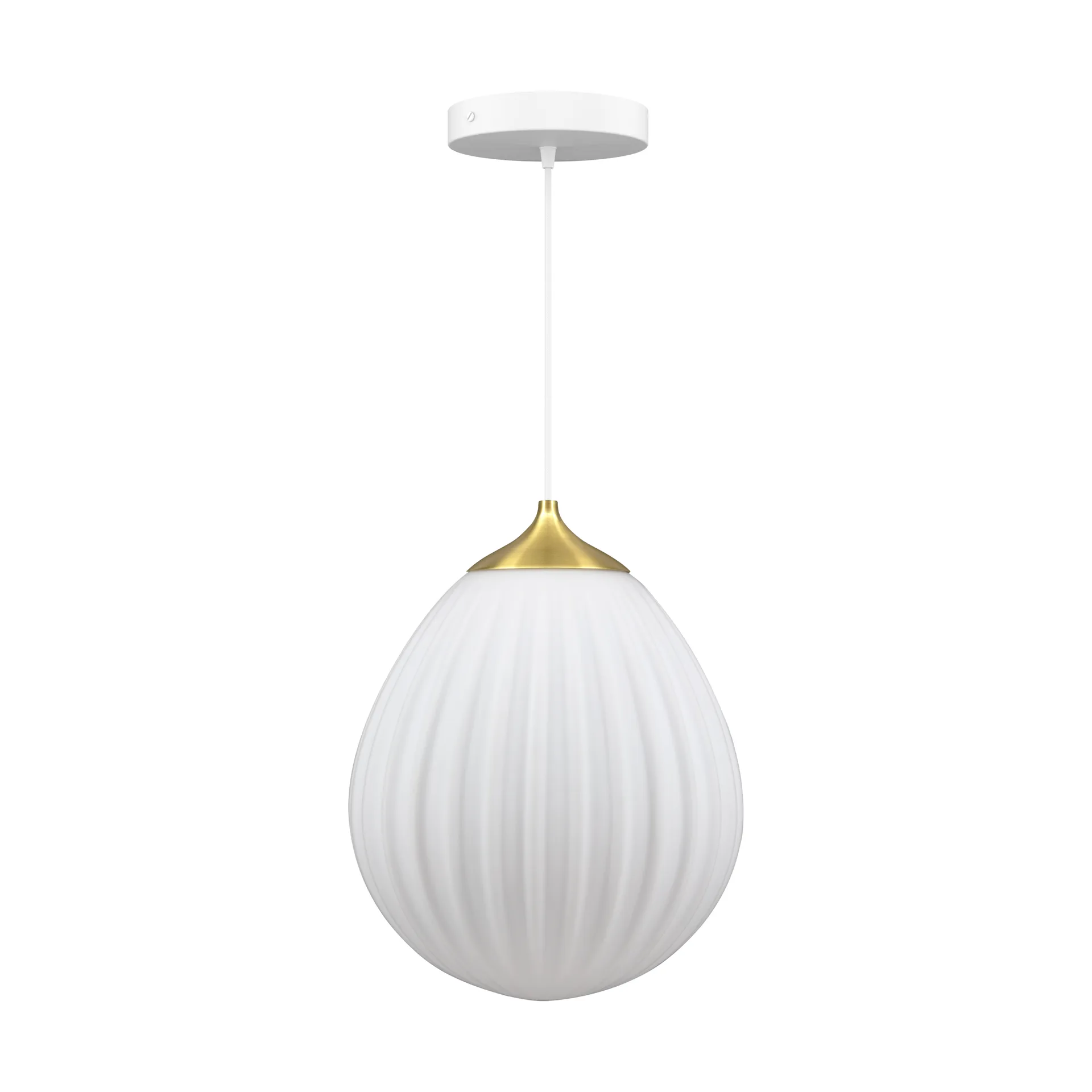 Around The World pendente médio, Latão escovado Umage