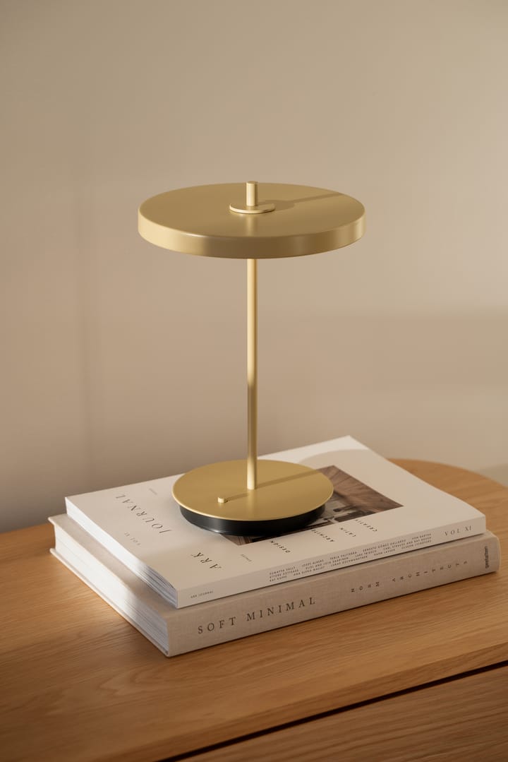 Asteria Move candeeiro de mesa portátil, Monochrome-amarelo manteiga Umage