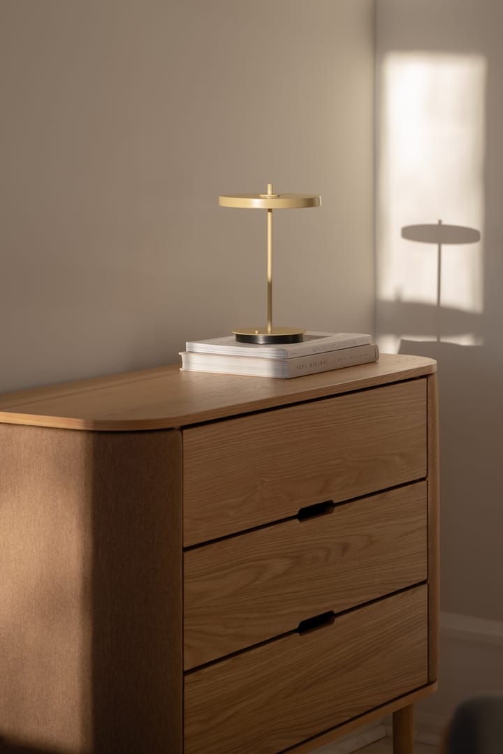Asteria Move candeeiro de mesa portátil, Monochrome-amarelo manteiga Umage