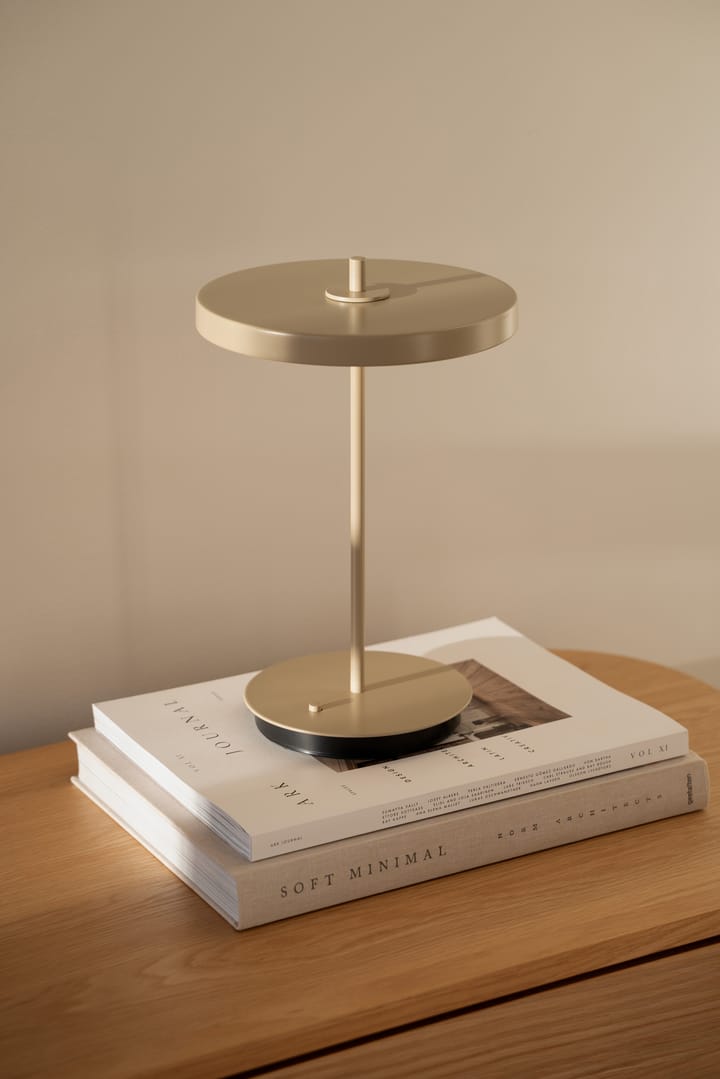 Asteria Move candeeiro de mesa portátil, Monocromático-argila Umage