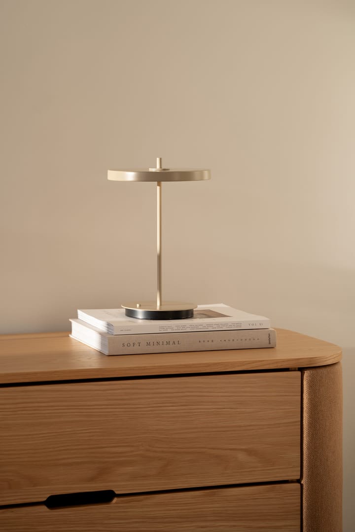 Asteria Move candeeiro de mesa portátil, Monocromático-argila Umage