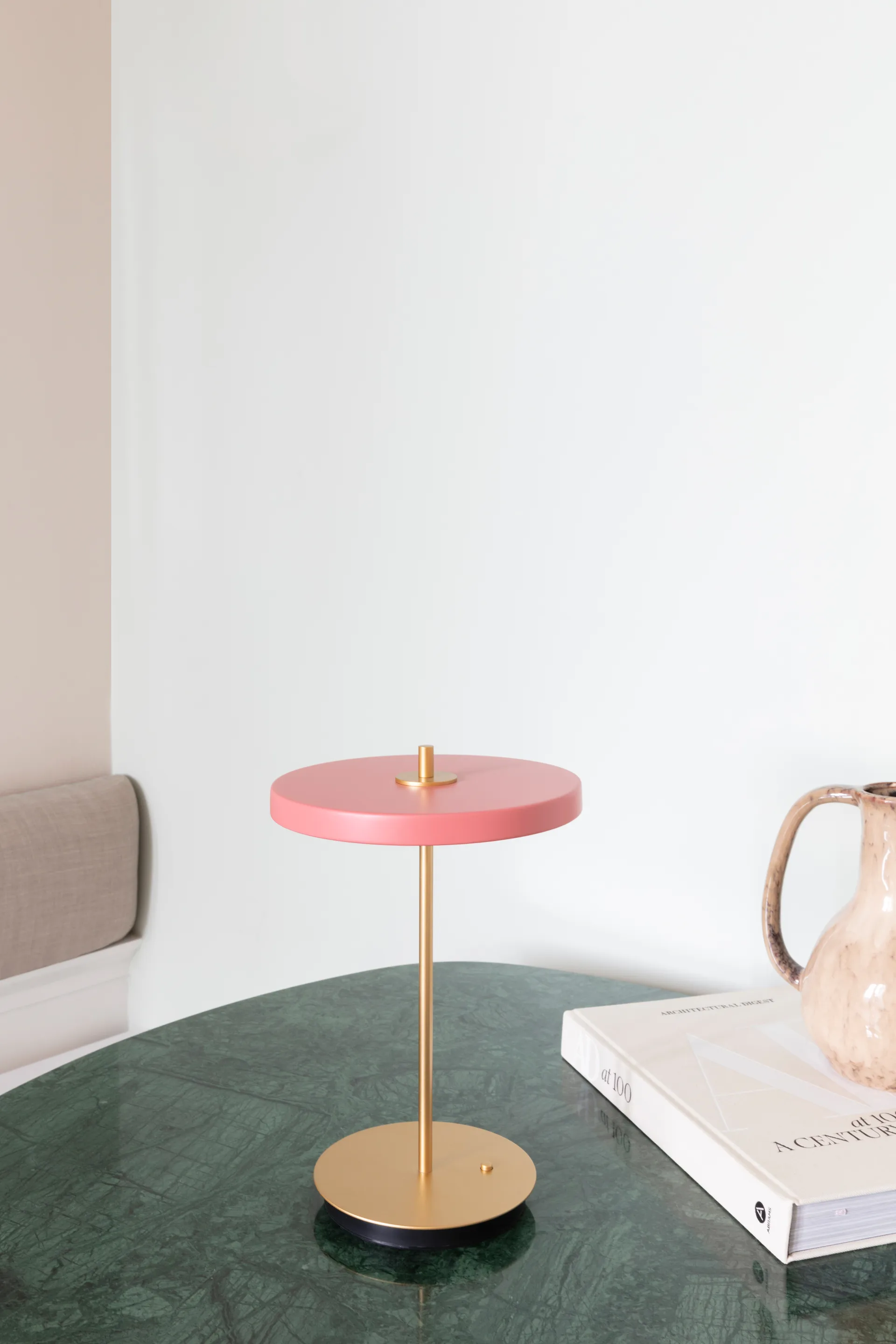 Asteria Move candeeiro de mesa , Rose Umage