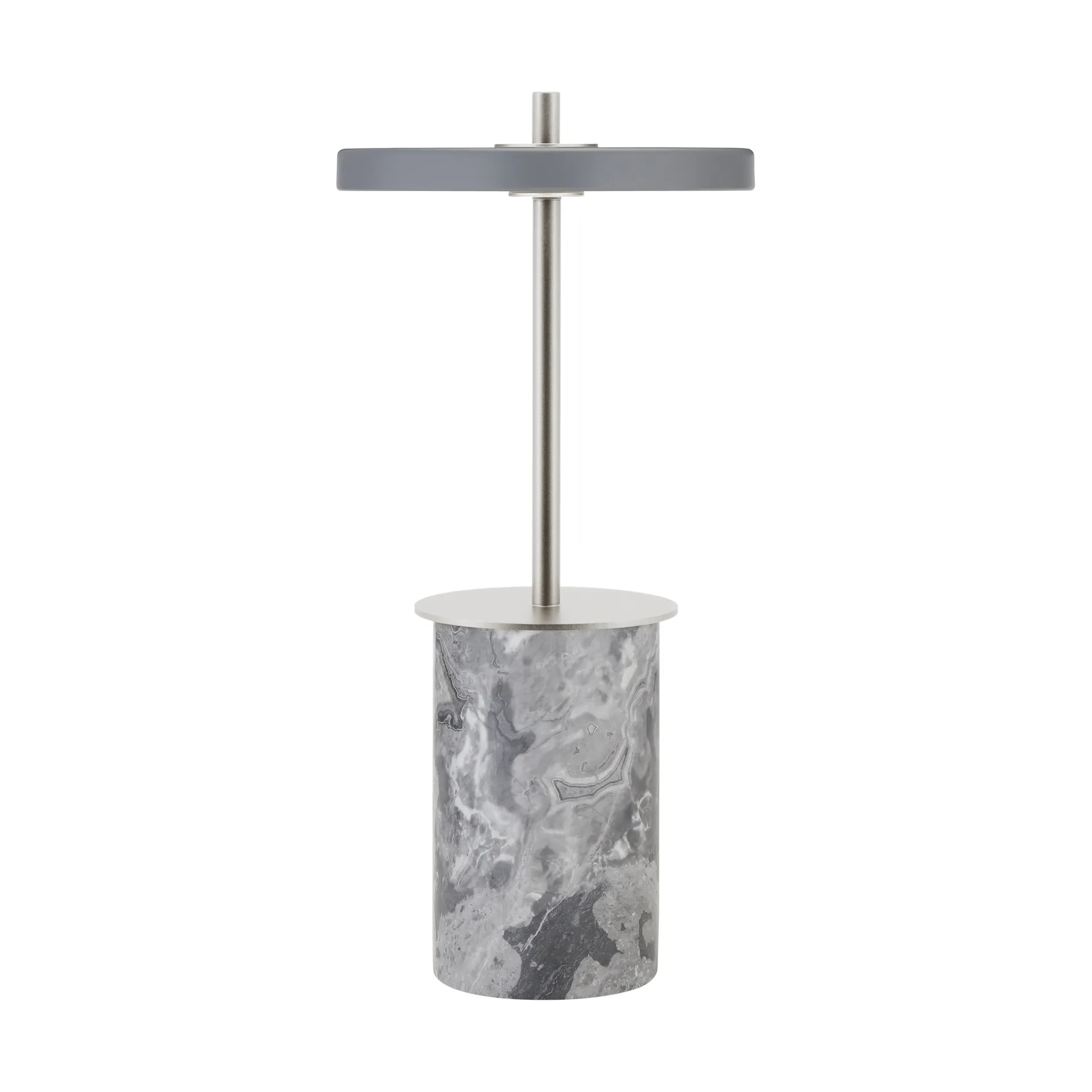 Asteria Move Mini candeeiro de mesa Ø12x25,5 cm, Cinza Marble-steel Umage